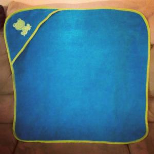 Frog Hooded Baby Towel